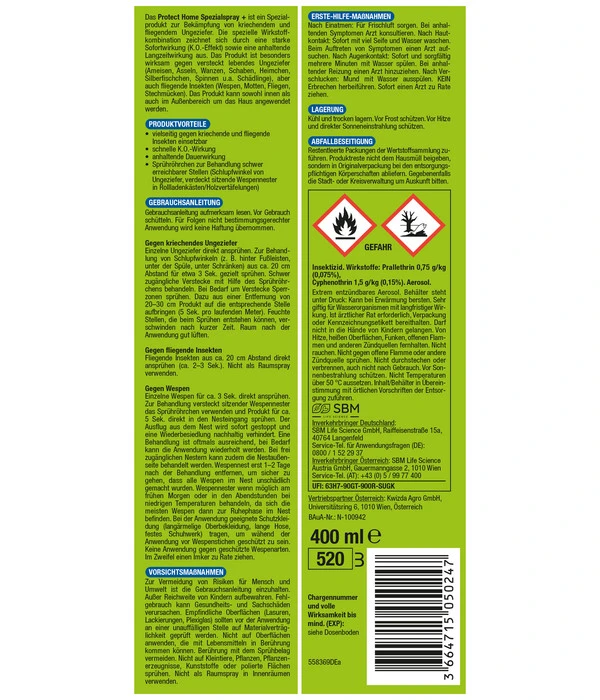 PROTECT HOME Forminex Spezial Spray, 400 Ml – Bild 2