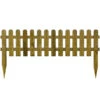 Holz-Steckzaun, Ca. B120/H30 Cm