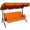 Angerer Hollywoodschaukel Trend, Design Korfu Terra, 3-Sitzer