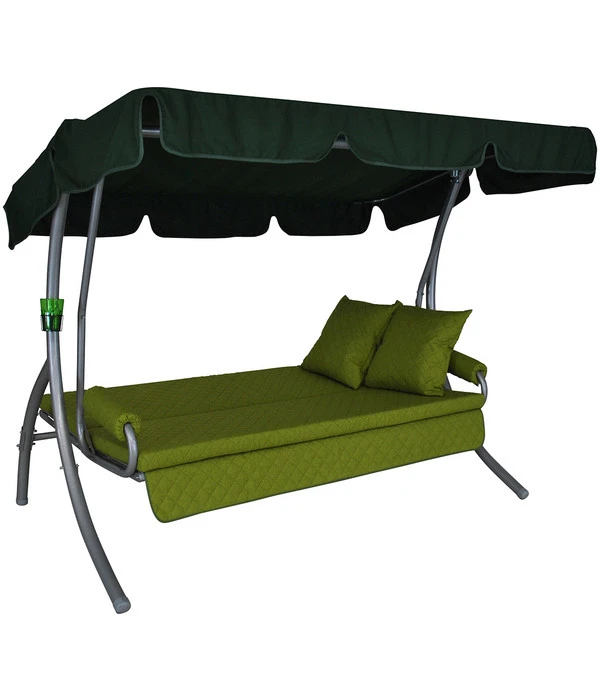 Angerer Hollywoodschaukel Trend Joy Apfelgrün, 3-Sitzer – Bild 2