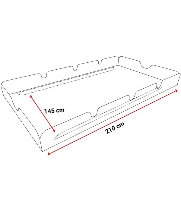 Angerer Sonnendach Swingtex Für 3-Sitzer Hollywoodschaukeln, 210 X 145 Cm – Bild 2