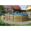 Weka Schwimmbad 594 A, Inkl. Technikraum Und Holztreppe