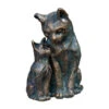 Rottenecker Bronze-Schmusekatzen, Ca. B11/H16/T9 Cm