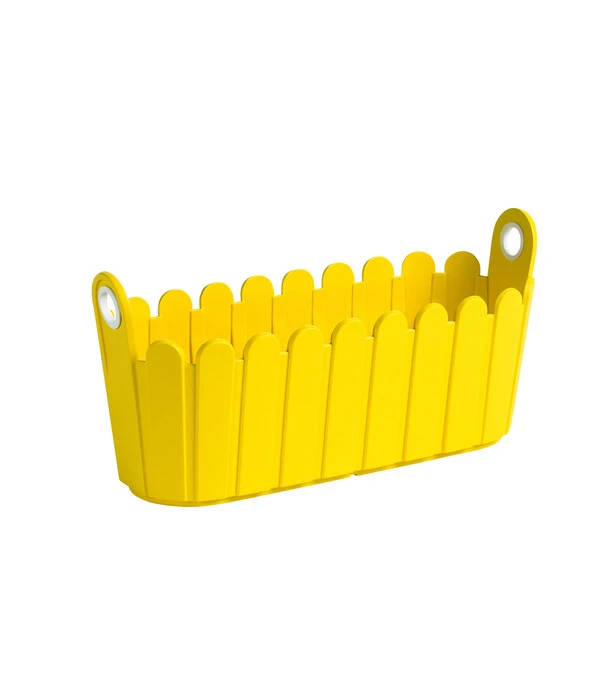 Emsa Kunststoff-Jardinière Landhaus, Oval, 39 X 15 X 19 Cm