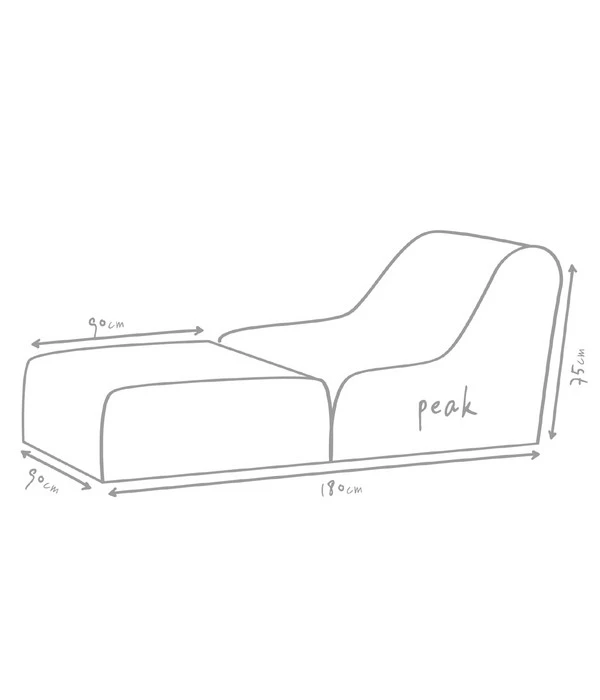 Outbag Outdoor-Sitzsack Peak Skin – Bild 3