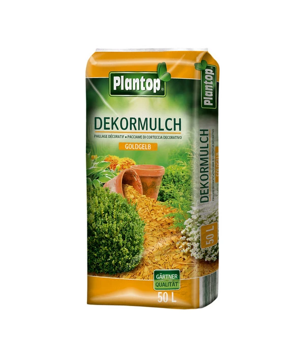 Ziegler Plantop Dekormulch Goldgelb, 39 X 50 Liter – Bild 2