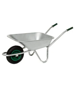Gartenschubkarre, Verzinkt, 85 L