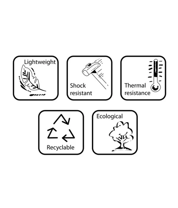Farmet Kunststoff-Topf-Set Orione Alto, Rund, Grau, 2-teilig – Bild 4