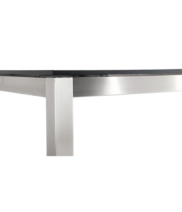 Best Tisch Marbella, Edelstahl, Schwarz, Ca. B210/H76/T100 Cm – Bild 3