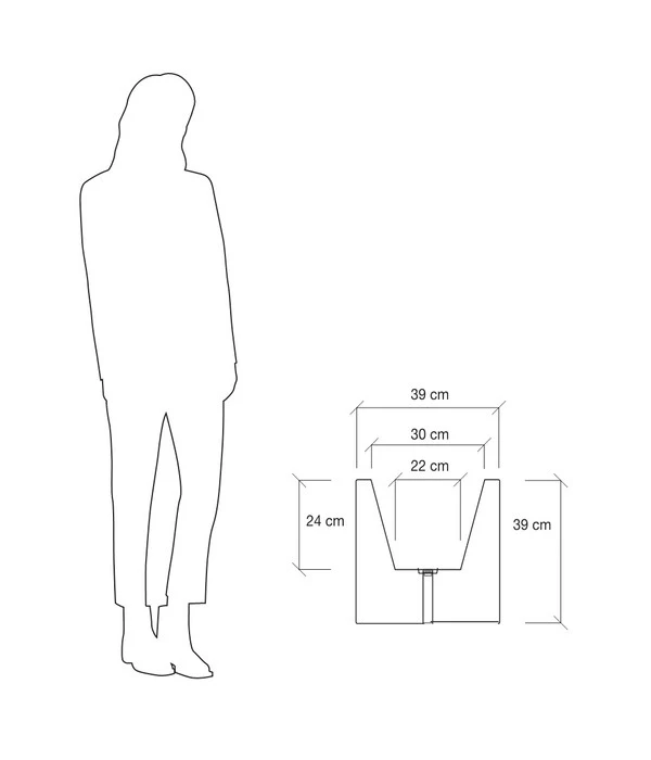 Farmet Kunststoff-Pflanzkübel Atlantis, Doppelwandig – Bild 3