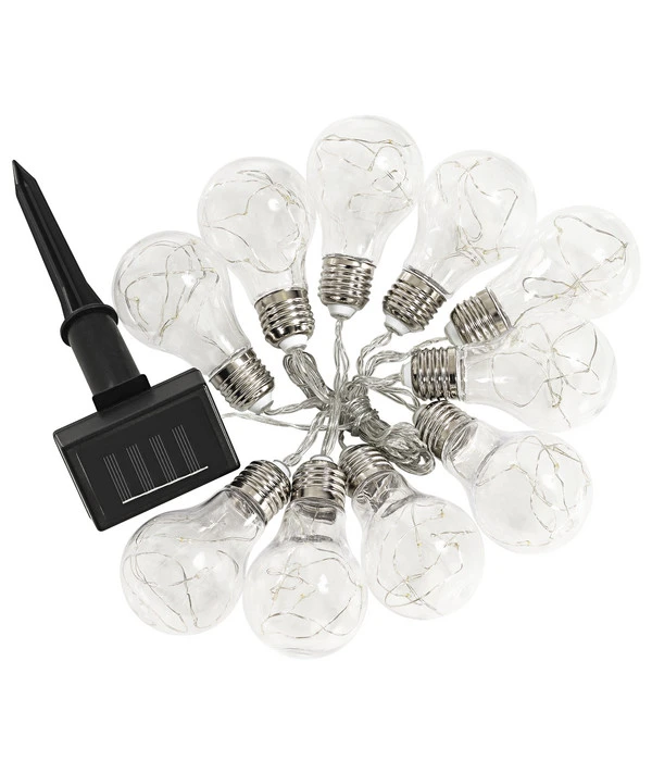 Dehner Solar-Lichterkette Glühbirne