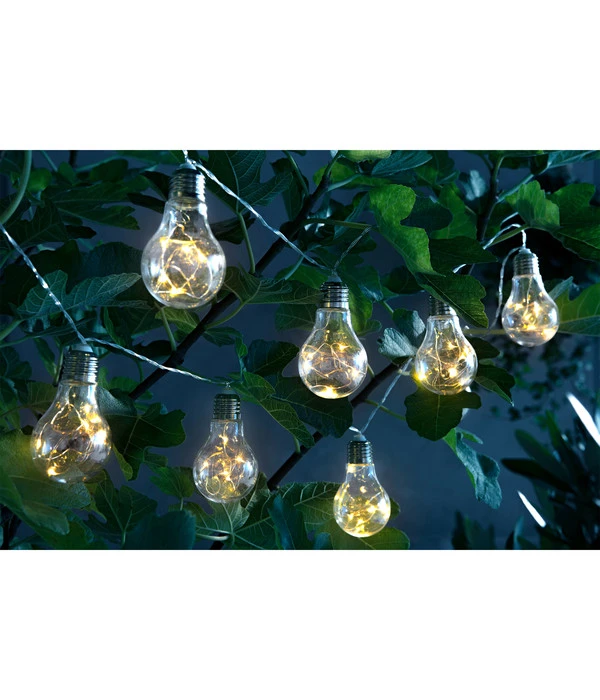 Dehner Solar-Lichterkette Glühbirne – Bild 2