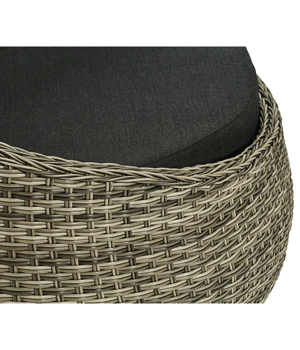 Dehner Geflechtlounge Avani, 4-teilig – Bild 9