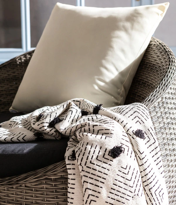 Dehner Geflechtlounge Avani, 4-teilig – Bild 10