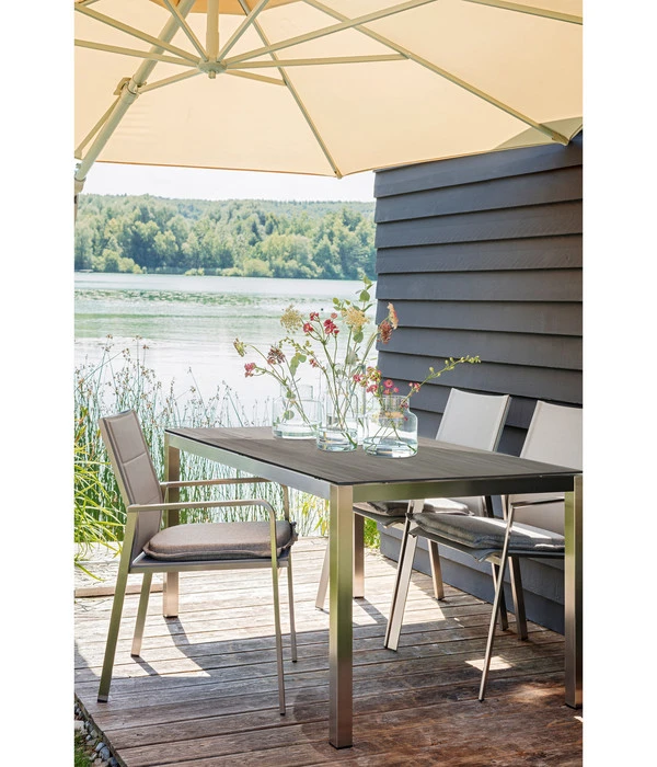 Dehner Premium Esstisch Nantes, Ca. B152/H75/T90 Cm – Bild 4