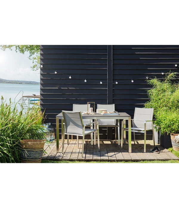 Dehner Premium Esstisch Nantes, Ca. B152/H75/T90 Cm – Bild 3