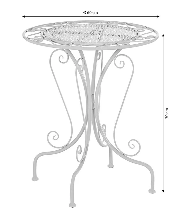 Dehner Tisch Luca, Ca Ø60/H70 Cm – Bild 3