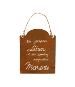 Badeko Metall-Tafel Momente, B25/H30 Cm