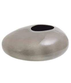 Dehner Keramik-Übertopf Stone, Oval, B36/H13/T37 Cm