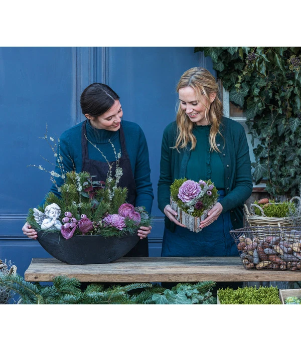 Grabgesteck Unvergessen, Herzförmig, Ca. B25/H25/T25 Cm – Bild 2