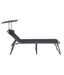 Siena Garden Campingliege Premium, Anthrazit, Ca. B69/H43/T200 Cm