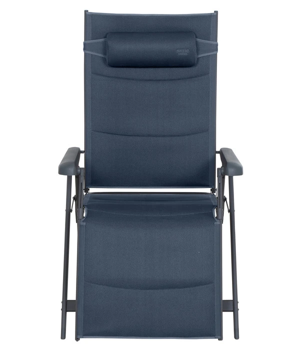 Siena Garden Camping Relaxstuhl Premium, Blau – Bild 2