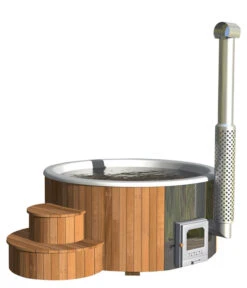 Wolff Finnhaus Badebottich Weißer Einsatz, Ca. Ø200/H100 Cm