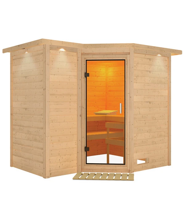 Wolff Finnhaus Innensauna Basic Lisias, Ca. B264/H212/T198 Cm