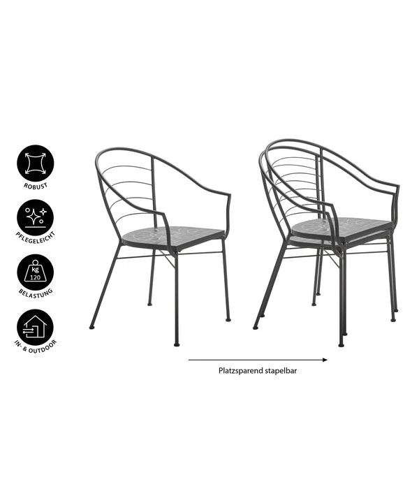 Dehner Mosaiksessel Madeleine – Bild 4