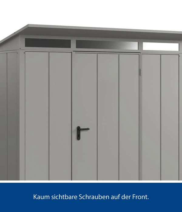 Hörmann Berry-Gerätehaus Modern-P Typ 1, Ca. B247,9/H228,6/T153 Cm – Bild 8