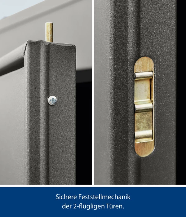 Hörmann Berry-Gerätehaus Modern-P Typ 1, Ca. B247,9/H228,6/T153 Cm – Bild 9