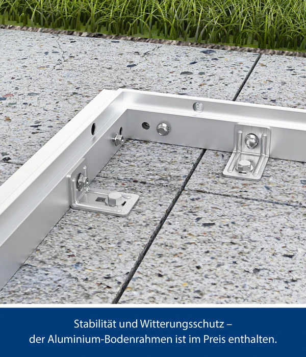 Hörmann Berry-Gerätehaus Modern-P Typ 1, Ca. B247,9/H228,6/T153 Cm – Bild 11