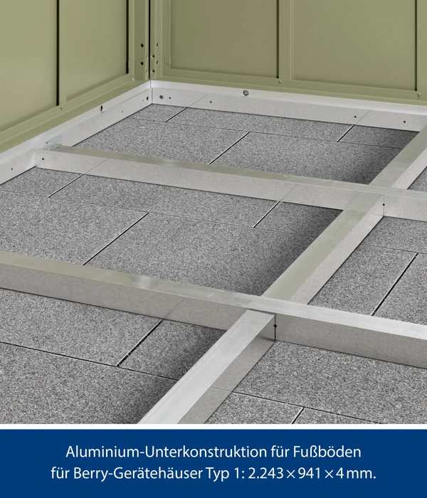 Hörmann Unterkonstruktion Für Fußböden Für Berry-Gerätehaus – Bild 2
