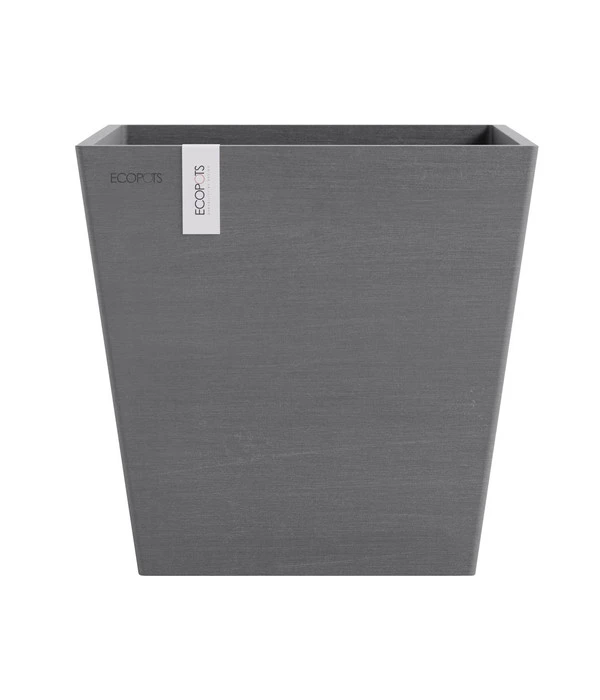 Ecopots Kunststoff-Topf Rotterdam Inkl. Wassersystem, Quadratisch – Bild 2