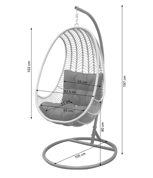 Dehner Hängesessel Venezia – Bild 4