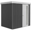 Biohort Gerätehaus Neo B, Dunkelgrau/silber