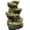 Ubbink Polyresin-Gartenbrunnen Wasserfall Sedona, Ca. B77/H134/T55 Cm