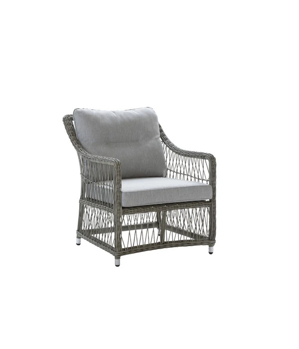 Dehner Geflechtlounge Santos, 4-teilig – Bild 3