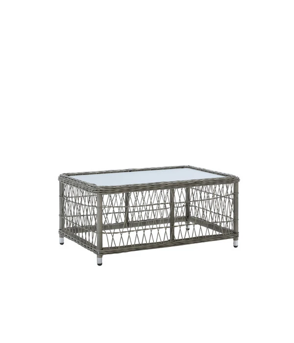 Dehner Geflechtlounge Santos, 4-teilig – Bild 4