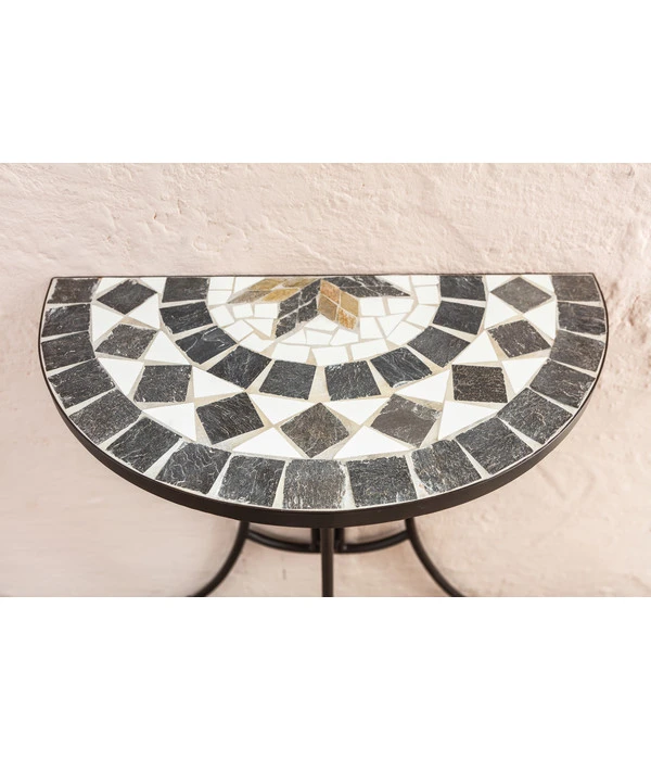 Dehner Mosaiktisch Diana Halbrund, Ca. B60/H72,5/T31,5 Cm – Bild 4