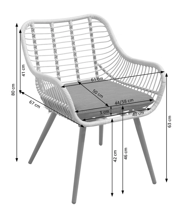 Dehner Gartenstuhl Venezia – Bild 3