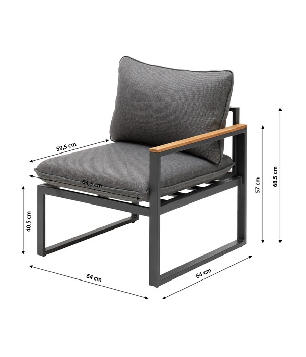 Dehner Balkonset Padua, 5-teilig – Bild 9