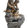 Dehner Polyresin-Gartenbrunnen Couple, Ca. H48 Cm