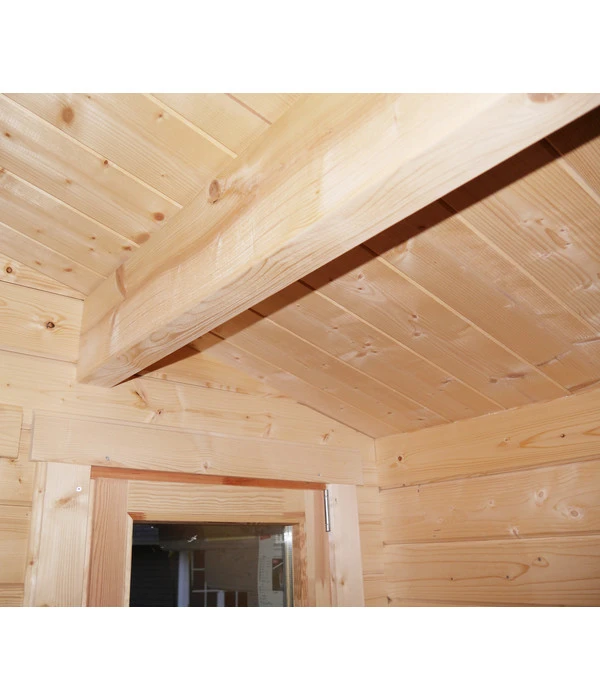 Wolff Finnhaus Blockbohlenhaus Lappland 70-C XL – Bild 10