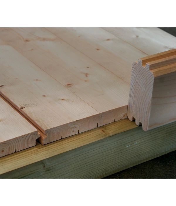 Wolff Finnhaus Blockbohlenhaus Lappland 70-C XL – Bild 11