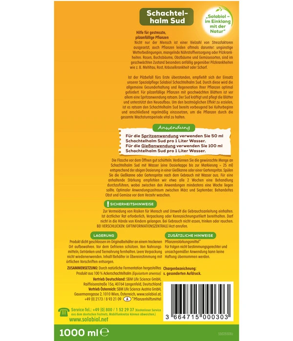 Solabiol® Schachtelhalm Sud, 1 L – Bild 2