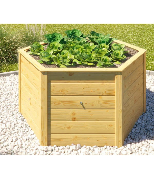 Weka Elementhochbeet 6-Ecke 669, Ca. B143/H68,5/T143 Cm – Bild 2